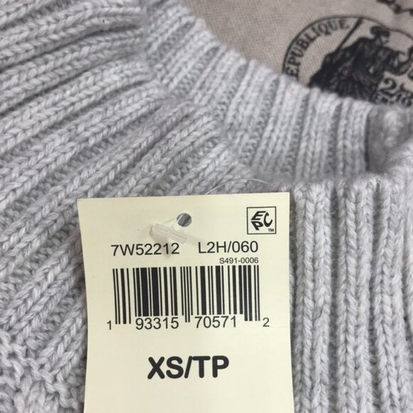 Lucky Brand Cable Knit Mock Neck Sweater - Picture 4 of 5